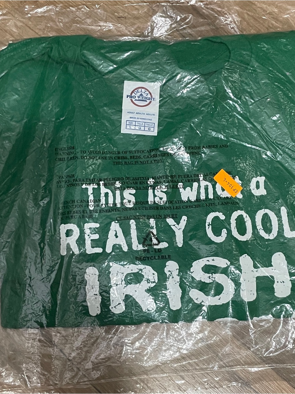 NWT 'Really Cool Irish Grandpa'  t-shirt Size L